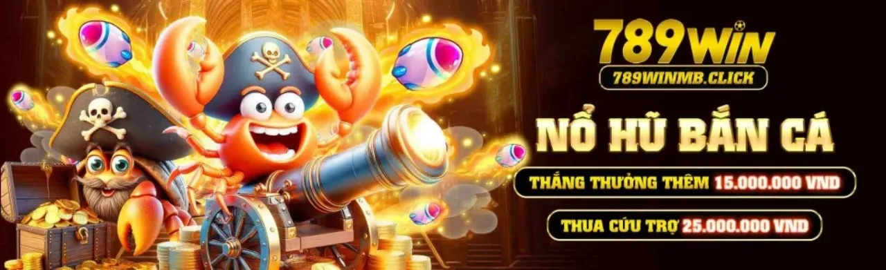 Hình ảnh chính game789 Nổ Hũ với hiệu ứng nổ hũ và tiền vàng